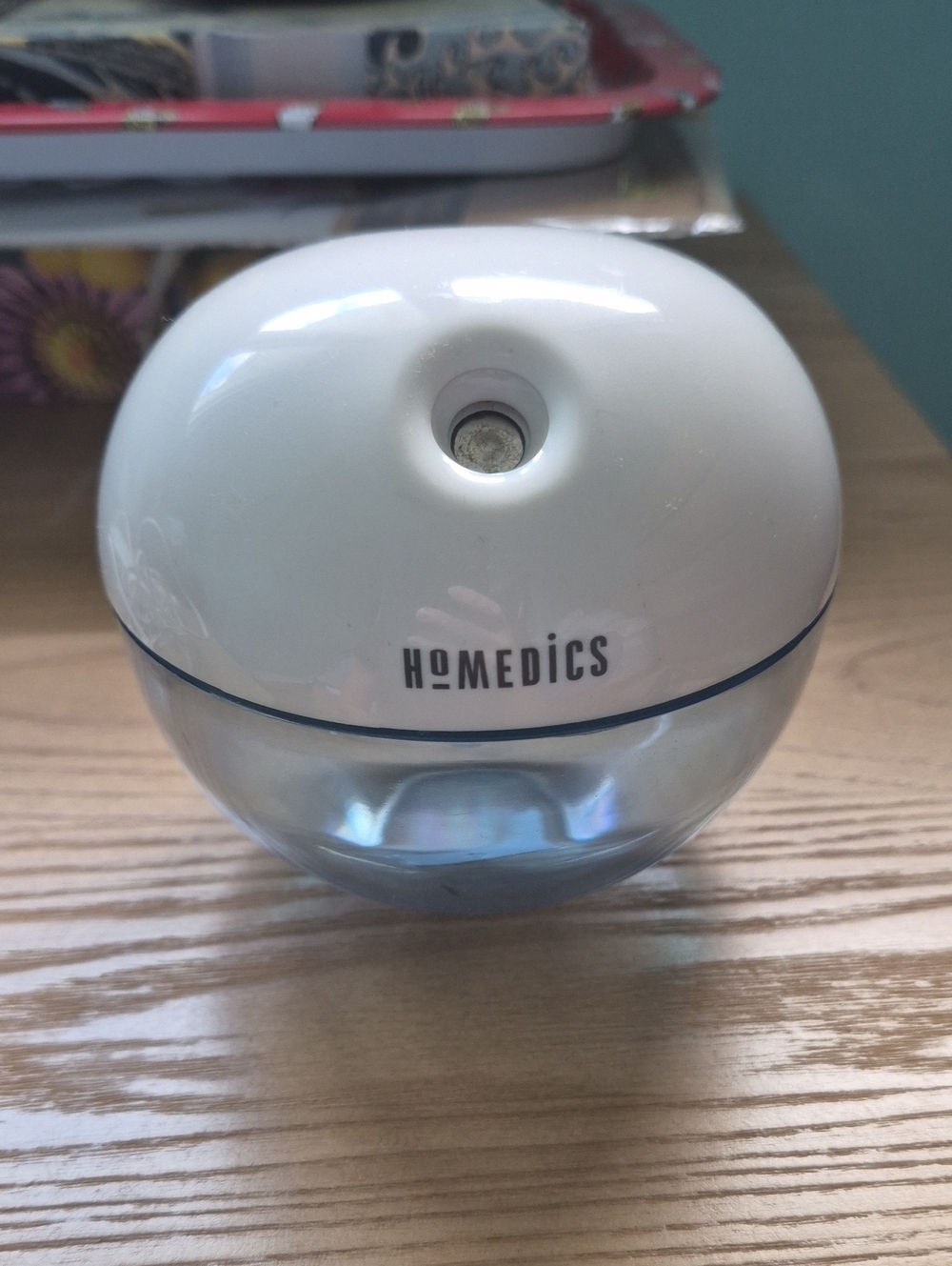 HoMedics Portable Personal Ultrasonic Humidifier - White/Blue